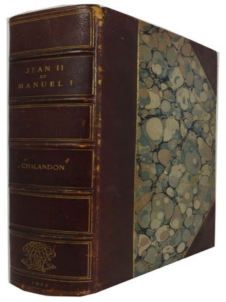 Item #83620 Jean II Comnene (1118-1143) et Manuel I Comnene (1143-1180). Ferdinand Chalandon