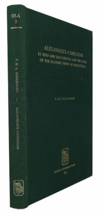Item #83800 Alexander's Campaigns in Sind and Baluchistan and the Siege of the Brahmin Town of...