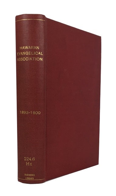 Item #85489 [Thirtieth through Thirty-Seventh] Annual Report of the Hawaiian Evangelical Association. Hawaiian Evangelical Association.