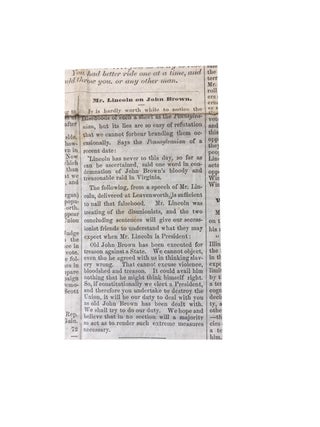The Rail Splitter, Vol. I, No. 16 (October 6, 1860)