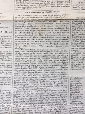 The Rail Splitter, Vol. I, No. 16 (October 6, 1860)