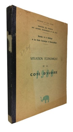 Item #86279 Situation Economique de la Cote d'Ivoire. [cover title]. Ivory Coast. Direction de la...