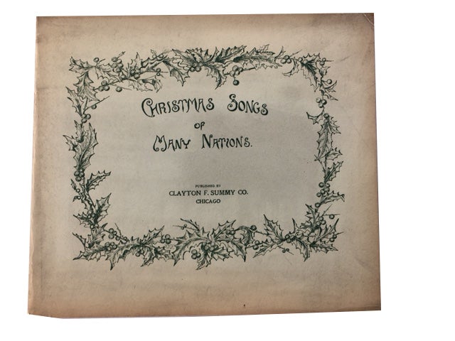 Item #86559 Christmas Songs of Many Nations: A Musical Entertainment for Children. Katherine Wallace Davis, compiler.