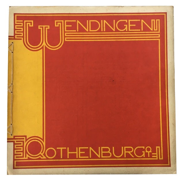 Item #86624 Wendingen. 1930 Series, No. 10 (Rothenburg ob der Taber)