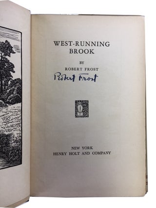 Item #86662 West-Running Brook. Robert Frost