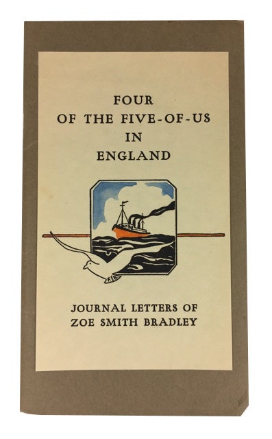 Item #86669 Four of the Five of Us in England. Zoe Smith Bradley.