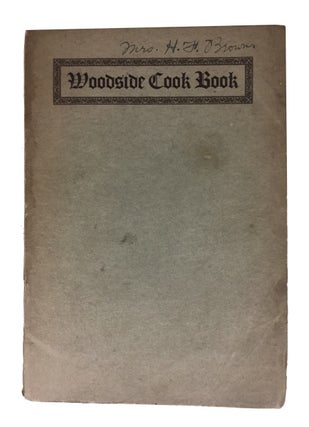 Item #86677 Woodside Cook Book. Frank Wallace Patch