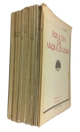 Item #86727 Boletin de Arquelogia. [First 11 issues - Vol. I, No. 1 thru Vol. II, No. 5/6 (1945-1947