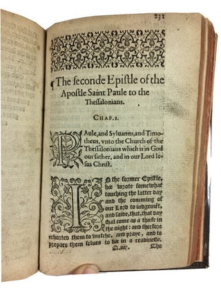 An Exposition upon the Two Epistles of the Apostle Sainct Paule to the Thessalonians