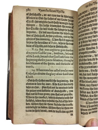 An Exposition upon the Two Epistles of the Apostle Sainct Paule to the Thessalonians