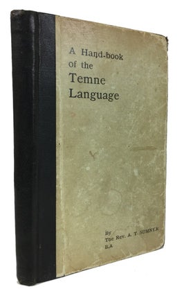 Item #86951 A Hand-book of the Temme Language. A. T. Sumner