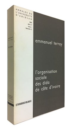 Item #87077 L'organisation sociale des Dida de Cote d'Ivoire. Emmanuel Terray