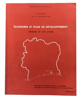 Item #87097 Economie et Plan de Developpement. Ivory Coast