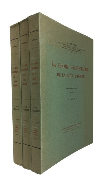 Item #87166 La Flore Forestiere de la Cote d'Ivoire. Andre Aubreville.
