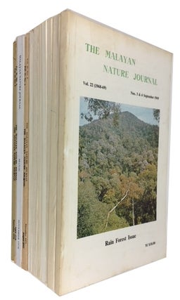 Item #87314 The Malayan Nature Journal. 13 issues dated between 1968 and 1978