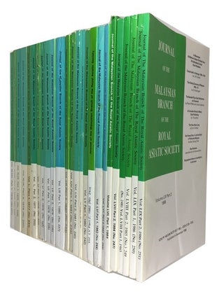 Item #87315 Journal of the Malaysian Branch of the Royal Asiatic Society. 25 consecutive issues:...