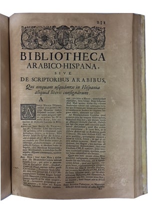Bibliotheca Hispana Vetus, Sive ,Hispanorum, qui usquam unquamve scripto aliquid consignaverunt notitia. Complectensw scriptores omnes qui ab anno M. usque ad MD. floruerunt. Tomus Secundus