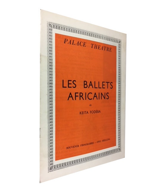 Item #87523 Les Ballets Africains de Keita Fodeba. Souvenir Program. [cover title]