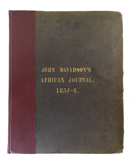 Item #87670 Notes Taken during Travels in Africa. John Davidson.
