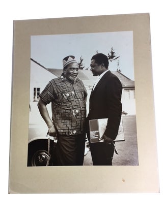 Item #87703 Jomo Kenyatta and Tom Mboya. Photograph