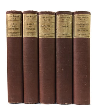 Item #88093 The Novels of Jane Austen: The Text Based on Collation of the Early Editions by R. W....