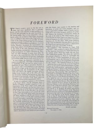 The Negro in Art: A Pictorial Record of the Negro Artist and of the Negro Theme in Art
