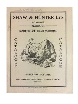 Item #88207 Shaw & Hunter Ltd. VI Avenue. Nairobi Gunsmiths and Safari Outfitters Catalogue....