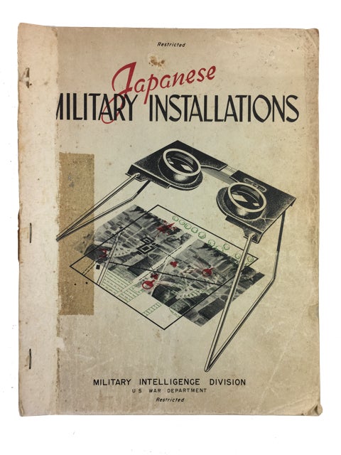 Item #88328 Japanese Military Installations. Military Intelligence Training Center, Md. Camp Ritchie.