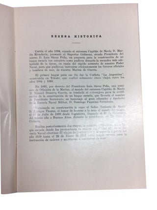 Armada Argentinien: 1898 Buque Museo Fragata Presidente Sarmiento 1938: 1898-1977.