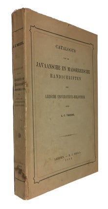 Item #88370 Catalogus van de Javaansche en Madoereesche handschriften der Leidsche...