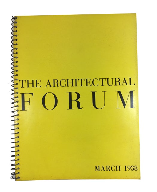 Item #88536 The Architectural Forum, Vol. 68, No. 3, (March, 1938)