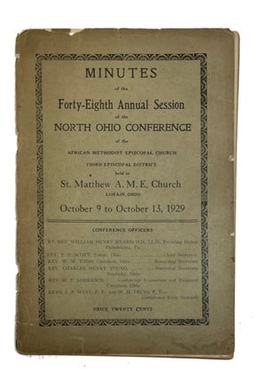 Item #88594 Minutes of the Forty-Eighth Annual Session of the North Ohio Conference of the...