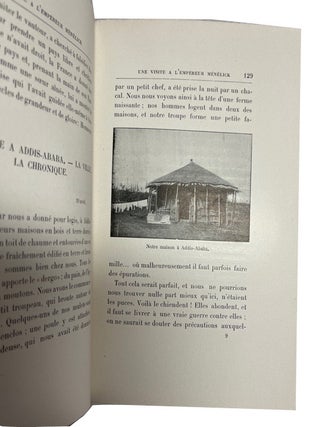 Une Visite a l'Empereur Menelick: Notes et Impressions de Route