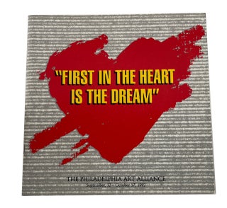 Item #88780 First in the Heart Is the Dream, September 12-October 17, 1992, African-African...