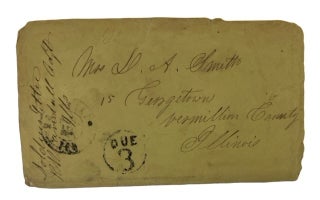 Union Soldier's Letter to His Wife in Vermillion County, Illinois. Dated March 12, 1863. Sent from Camp Bradley near Murfreesboro, Tennessee