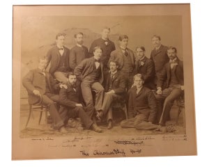 Item #88975 Photograph of "The Chironian Staff '94-'95" New York Homeopathic Medical College and...