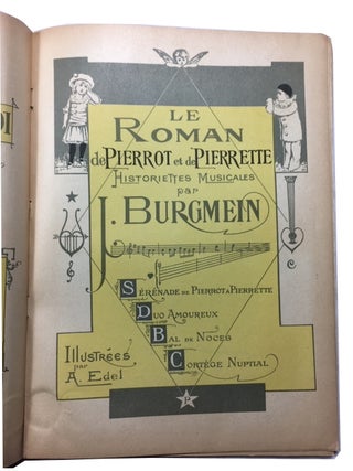 Le Roman de Pierrot et de Pierrette Historiettes Musicales par J. Burgmein