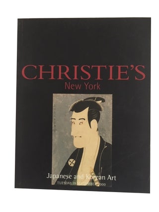 Item #89046 Japanese and Korean Art, Tuesday, 19 September 2000. Christie's