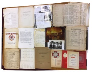 A banker’s box full of material about East Haven Fires and Its Fire Department