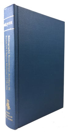 Item #89632 BIbliographie Economique, Juridique et Sociale de l'Egypte Moderne (1798-1916). Rene...