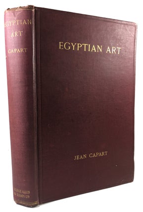 Item #89735 Egyptian Art: Introductory Studies. Jean Capart