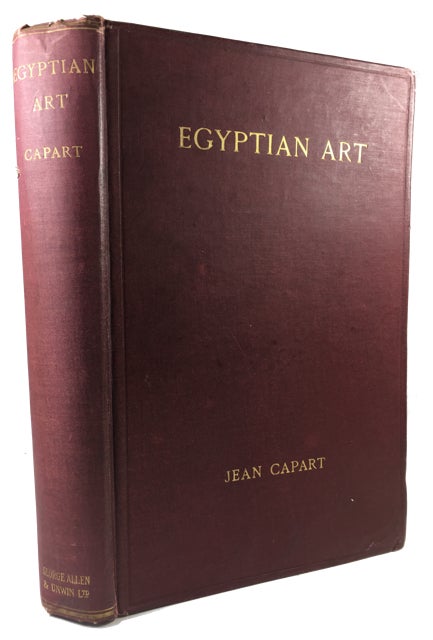 Item #89735 Egyptian Art: Introductory Studies. Jean Capart.