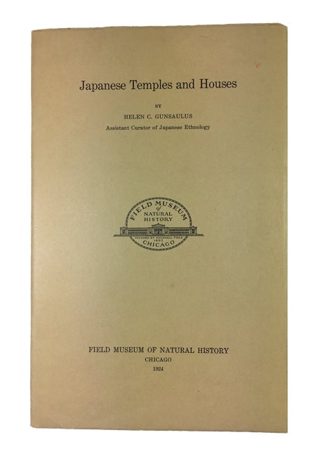 Item #89814 Japanese Temples and Houses. Helen C. Gunsaulus.
