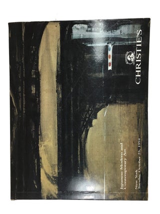 Item #89852 Japanese Modern and Contemporary Art. The Properties of the Grilli Collection, Mary...