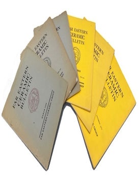 Item #89911 Far Eastern Ceramic Bulletin. Six issues: March, 1949 (unnumbered but probably about...