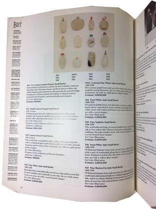 Fine Oriental Works of Art including Fine Snuff Bottles ....