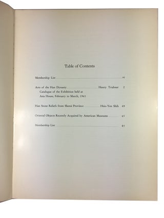 Archives of the Chinese Art Society of America. Volume XIV (1960).