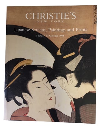 Item #90071 Japanese Screens, Paintings and Prints. Christie's New York