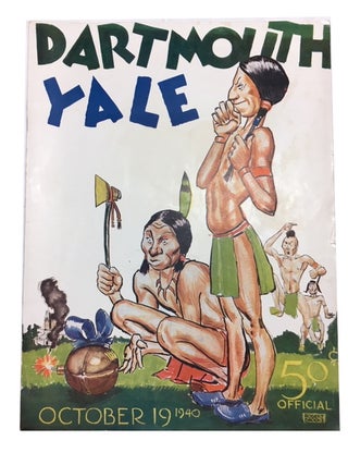 Item #90138 Official Program: Dartmouth Yale: Yale Bowl, Saturday, October 19, 1940. Football...