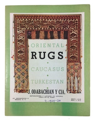 Item #90225 Oriental Rugs Caucasus Turkestan. J. Odabachian y. Cia